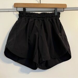 lululemon athletica Black Athletic Shorts built in briefs running sports women